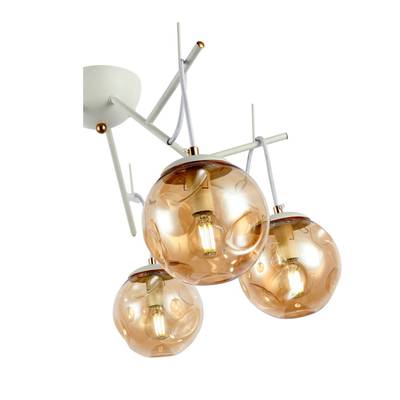 SLE110202-05 Люстра подвесная Белый/Янтарный E14 5*40W