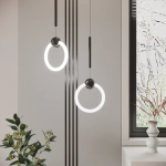 Подвесной светодиодный светильник 90165/1 черный жемчуг, LED