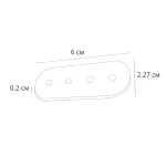 Коннектор прямой для магнитного шинопровода Arte Lamp OPTIMA A740506