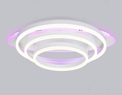 Светильник светодиодный потолочный с пультом FA8522 WH белый 146W 3000K-6400K 560*500*150 (ПДУ РАДИО 2.4G)