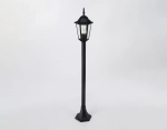 Светильник уличный ландшафтный ST2037 BK/CL черный/прозрачный IP54 E27 max 40W D150*1100