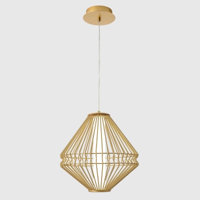Светильник подвесной Crystal Lux CUADRA SP15W LED GOLD 0450/215