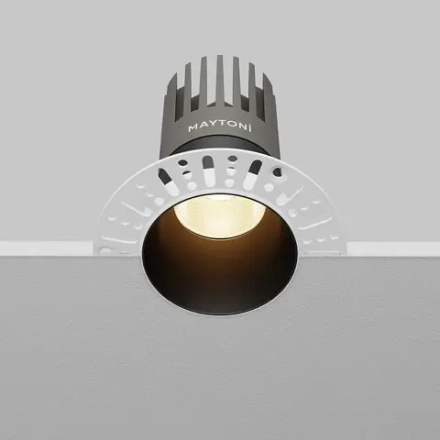 Встраиваемый светильник Омут+ / Dip 15 Вт 3000 К 50°, DL122-15W-3K-TRS-B. TM Maytoni