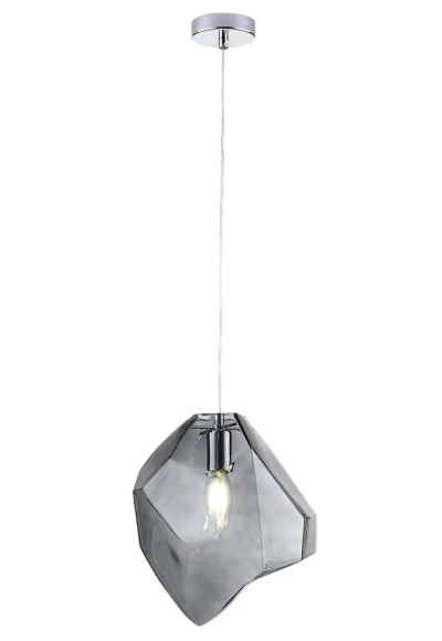 Светильник подвесной Crystal Lux NUESTRO SP1 CHROME/SMOKE 3425/201