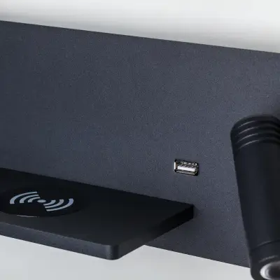 808547 Бра MURO 4,5W+3W LED 360LM+240LM ЧЕРНЫЙ 3000K Lightstar