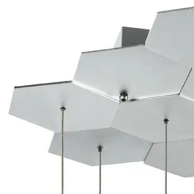 750224 Люстра подвесная FAVO LED-60W 2880LM Silver 4000K Lightstar