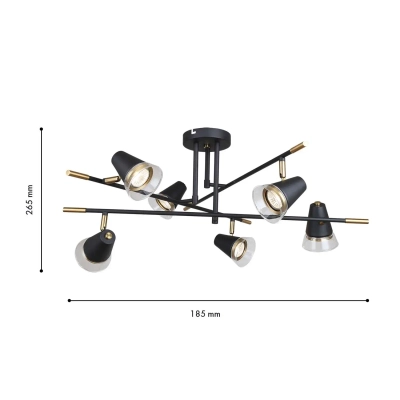 Потолочная люстра Trandy 4618-6C, 6*GU10*35W. ТМ F-Promo