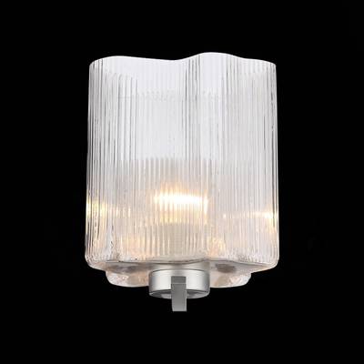 SL117.101.01 Бра ST-Luce Серебристый/Прозрачный E27 1*60W