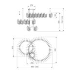 Подвесной светодиодный светильник 90374/3, LED