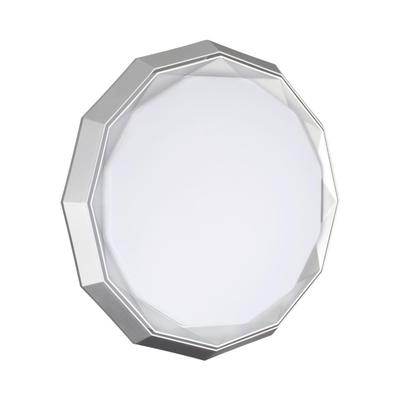 7671/DL COLOR SN 000 Светильник пластик/белый/хром LED 48Вт 3000-6000К D435 IP43 пульт ДУ VAXIN