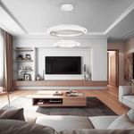 Умный подвесной светильник 90241/2 белый/ серебро Smart