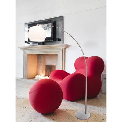 Торшер Arte Lamp PAOLO A5822PN-1SS, 1хE27