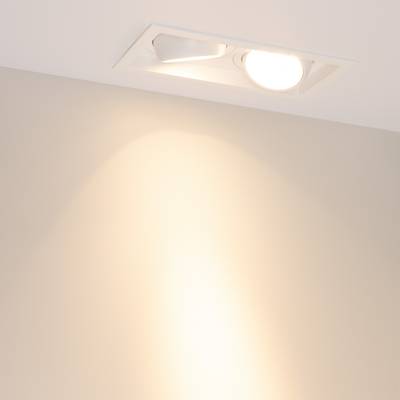 Светильник MS-VORTEX-BUILT-S250x140-2x30W Warm3000 (WH-WH, 17 deg, 230V) (Arlight, IP20 Металл, 5 лет)