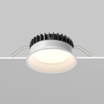 Встраиваемый светильник Окно / Okno 12 Вт 3-4-6 К 100° IP44 с переключателем цветовой температуры, DL055-12W3-4-6K-W. TM Maytoni
