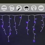 A-056R BL/WT FLASH светодиодная гирлянда "бахрома" 5x0.6м 180LED белый провод влагозащищен.