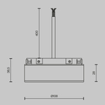 Источник напряжения встраиваемый Basity 48V, 100Вт, черный, Smart, TRA172DR-100W-DS-B. TM Maytoni