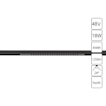 Магнитный трековый светильник Arte Lamp OPTIMA A7267PL-1BK, LED