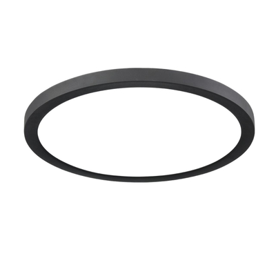 7788/24L MITRA LED SN 537 Светильник пластик/белый/черный LED 24Вт 3000/4000/6500К D300 IP44 CCT/датчик движения NEBULA BLACK