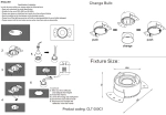Светильник встраиваемый Crystal Lux CLT 050C1 BL-BL 1400/186