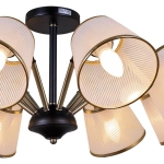 IL0344-8CSQ-79 BK AB светильник потолочный ILLUMICO, E14х8