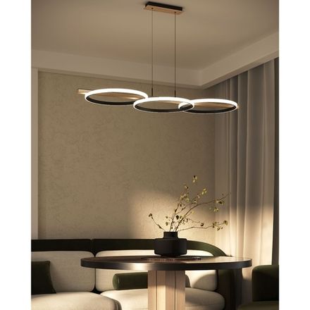 Подвесная люстра Arte Lamp FLUIDO A3913SP-24BK, 1хLED
