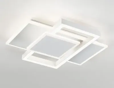 Светильник светодиодный потолочный FA1021/3 WH белый 50W 3000K-6400K 380*345*75 (ПДУ ИК)