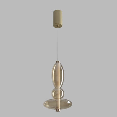 Светильник подвесной Crystal Lux QUASAR SP10W LED AMBER 3790/210