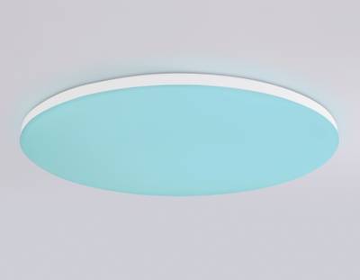 Потолочный светодиодный светильник с Wi-Fi Яндекс Алисой/Tuya/Smart Home/Alexa  FZ2003 WH белый IP54 30W 3000K-6500K+RGB D450*60 (ПДУ ИК