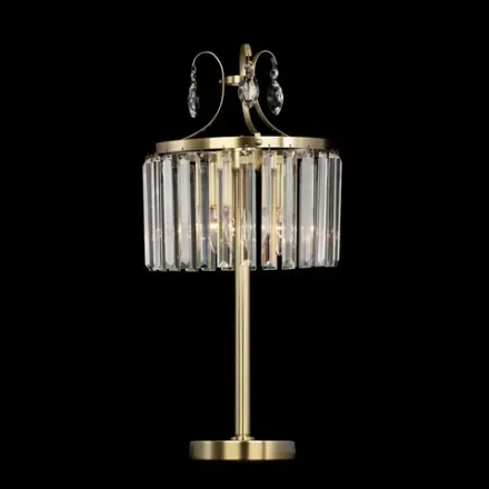 Citilux Инга CL335833 Настольная лампа хрустальная Бронза