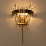 Citilux Вестерос CL307313 Бра хрустальное с выключателем Бронза