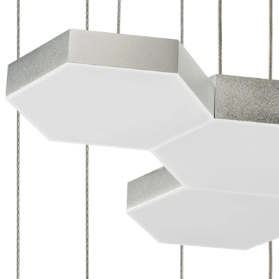 750222 Люстра подвесная FAVO LED-60W 2880LM Silver 3000K Lightstar