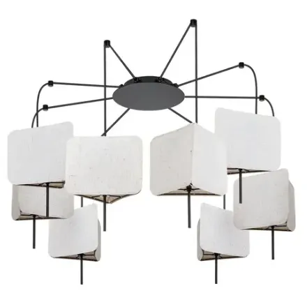 Подвесная люстра Arte Lamp TRIXIE A7084SP-8BK, 8хE14