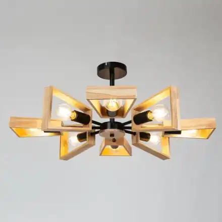 Люстра на штанге Arte Lamp BRUSSELS A8030PL-8BK, 8хE27