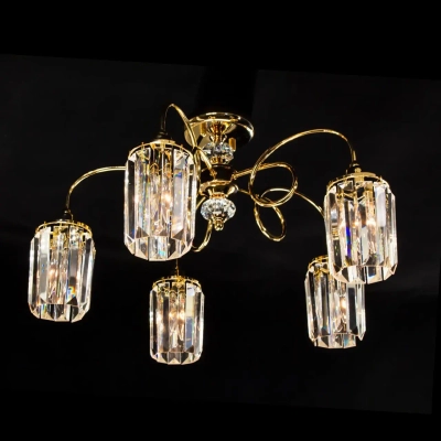 Citilux Синди CL330152 Люстра хрустальная Золото