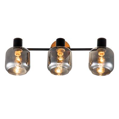 Спот Escada 10177/3A E14*40W Black/Chrome/Wood