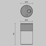 Потолочный светильник Willis O418CL-01B. ТМ Maytoni