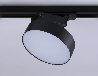 Светильник светодиодный трековый GL6842 BK черный LED 15W 4200K D115*80
