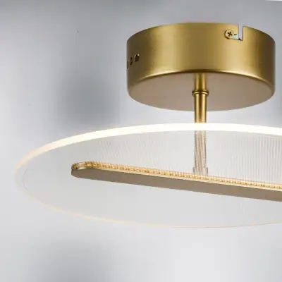 738033 Люстра ACRILE 14W LED 1034LM 120G ЗОЛОТО 3000K Lightstar