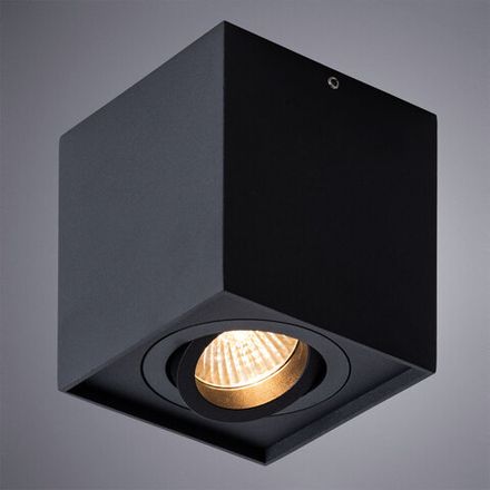 Точечный накладной светильник Arte Lamp FACTOR A5544PL-1BK, 1хGU10