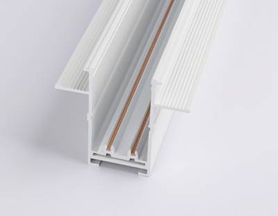 Шинопровод встраиваемый под ГКЛ 12,6мм Magnetic 220V GL1011 WH белый IP20 3000*62.5*56 (заглушки в комплекте)