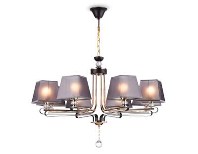 Светильник подвесной TR4618/8 CF/FGD кофе/золото E27/8 max 40W D760*810