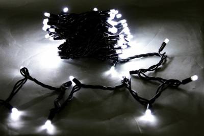 A-026A WT гирлянда светодиодная 10м 100LED влагозащищен. морозостойкая