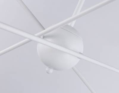 Подвесной светильник в стиле лофт TR80432/6 WH/GD белый/золото E27/6 max 60W D950*730
