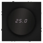 VLS070108 Терморегулятор электронный VOLTUM S70 с индикацией и датчиком, для теплого пола, (черный матовый). (ТМ Maytoni)