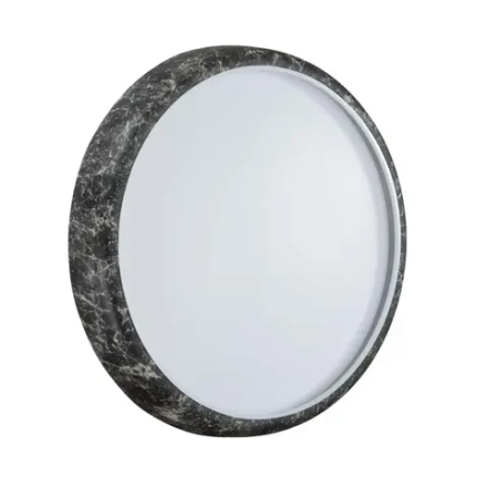7639/DL COLOR SN 137 Светильник пластик/черн. мрамор LED 48Вт 4000K D410 IP43 MRAMO BLACK