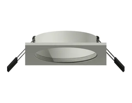 Корпус светильника встраиваемый для насадок D70mm C7633 SGR серый песок 92*92*H25mm MR16 GU5.3