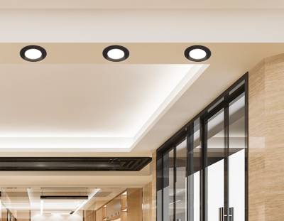 Светильник встраиваемый TN6604 BK черный IP44 GX53 max 15W D110*23