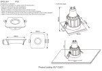 Светильник встраиваемый Crystal Lux CLT 033C1 WH 1400/177