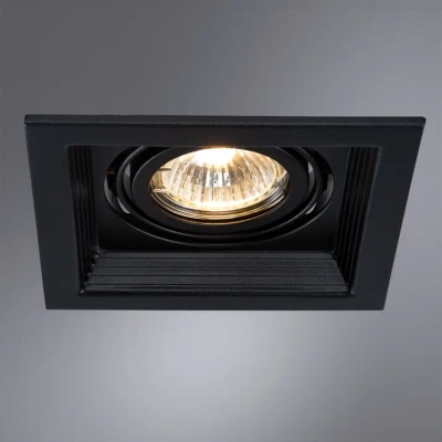 Точечный встраиваемый светильник Arte Lamp CANIS A6661PL-1BK, 1хGU10
