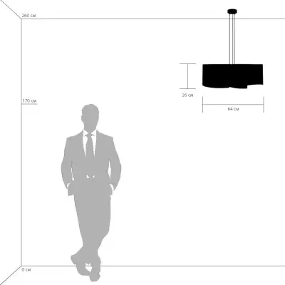 811152 Подвес PITTORE 5х40W E27 GOLDEN Lightstar